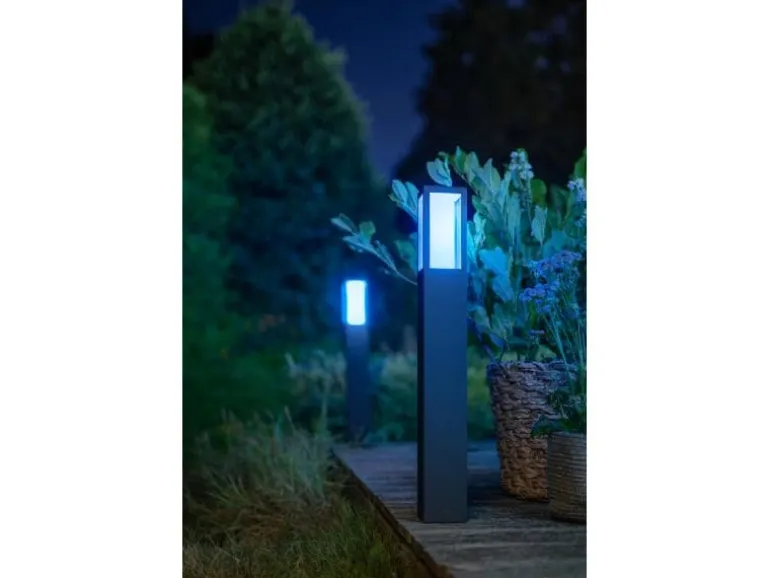 Philips Hue White & Color Ambiance Outdoor Impress Wegeleuchte Schwarz