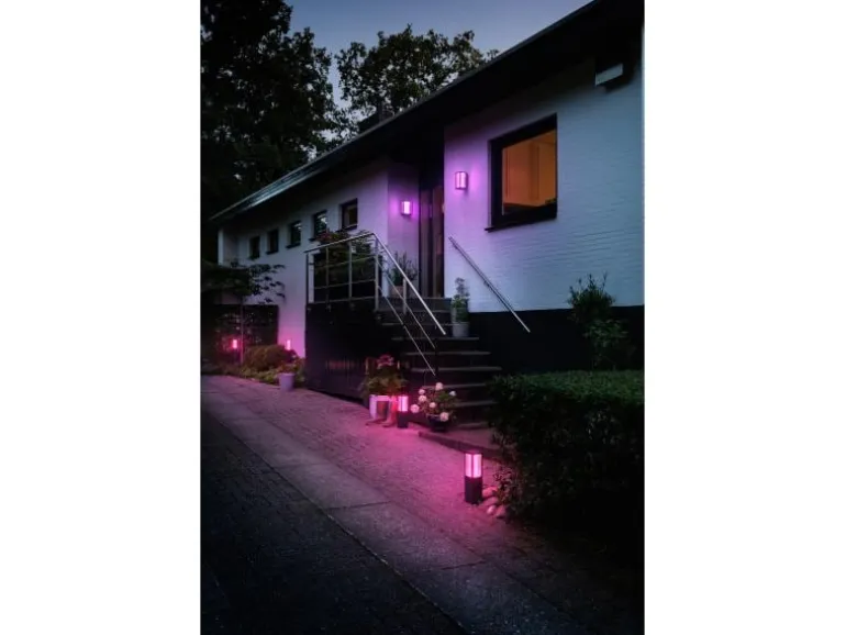 Philips Hue White & Color Ambiance Outdoor Impress Wegeleuchte Schwarz