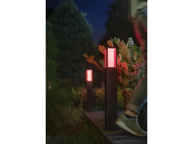 Philips Hue White & Color Ambiance Outdoor Impress Wegeleuchte Schwarz
