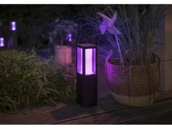Philips Hue White & Color Ambiance Outdoor Impress Sockelleuchte Schwarz