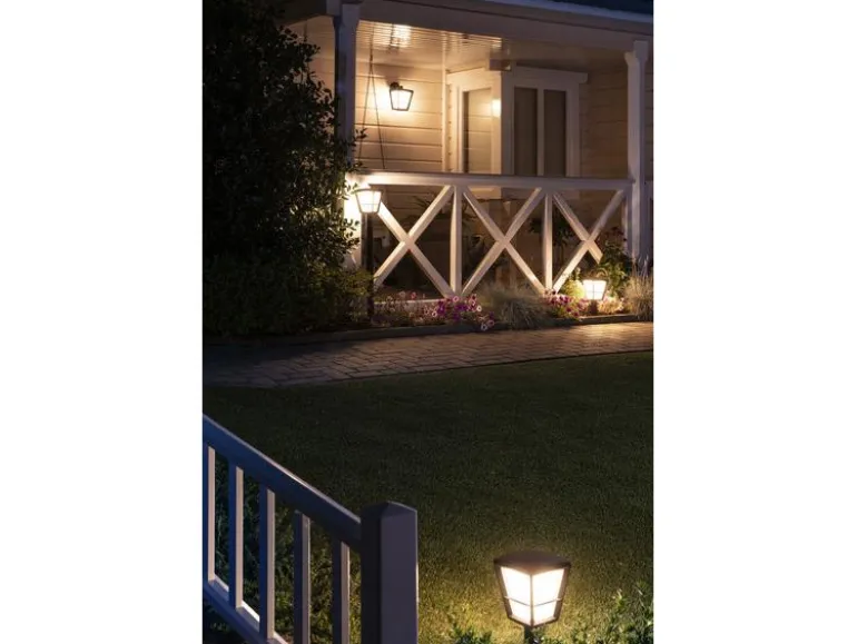 Philips Hue White & Color Ambiance Econic Outdoor Wegeleuchte Schwarz