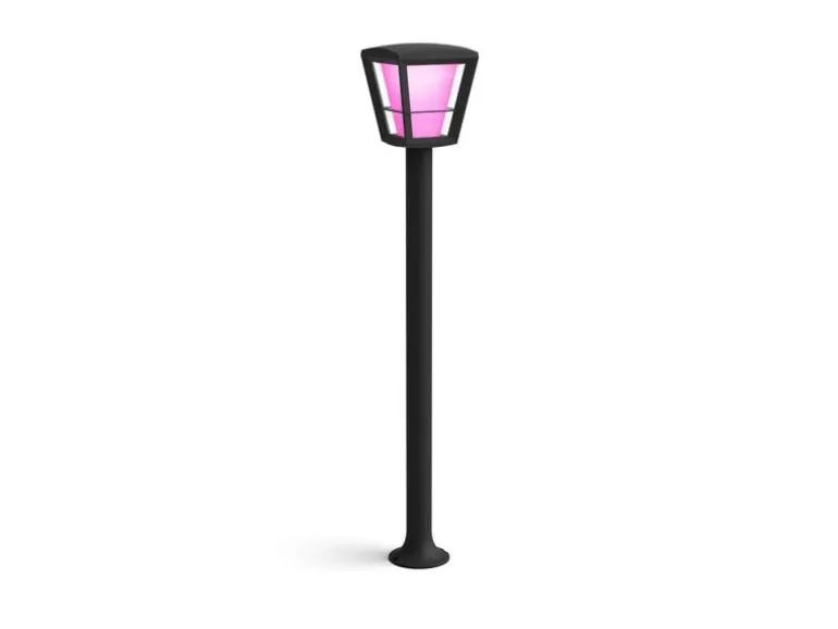 Philips Hue White & Color Ambiance Econic Outdoor Wegeleuchte Schwarz
