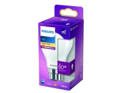 Philips Lampe LEDcla 60W B22 A60 WW FR ND Warmweiss (WW)