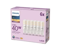 Philips LED Brenner, 40W, G9 x 6, 2700K Warmweiss (WW)