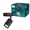 Philips Philips Wyatt Aufbauspot 1er ohne Leuchtmittel GU10, schwarz
