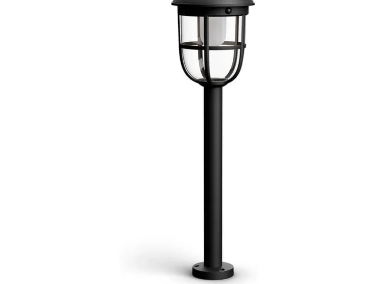 Philips Radii UE Sockelleuchte Solar schwarz 3000K