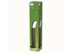 Philips Sockelleuchte Splay, 12 W, 1100 lm, 2700 K, 60 cm, Anthrazit