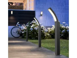 Philips Sockelleuchte Splay, 12 W, 1100 lm, 2700 K, 60 cm, Anthrazit