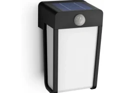 Philips Solar Shroud Wandleuchte, Licht+Bewegungssensor, matt, 2700K