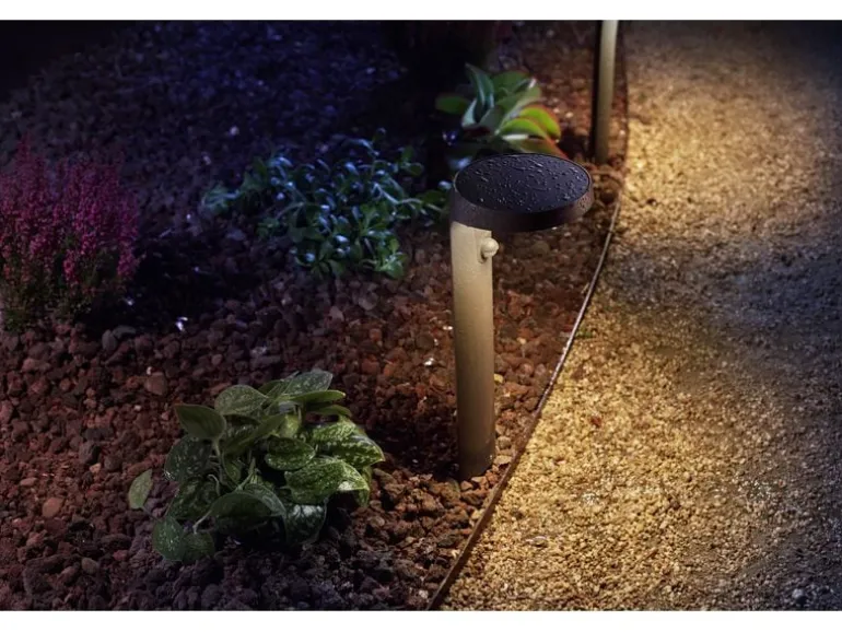 Philips Tyla Sockelleuchte,Solar Ultra-Efficient anthrazit + Sensor
