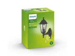 Philips Wandleuchte Peking, E27, 60 W, Schwarz