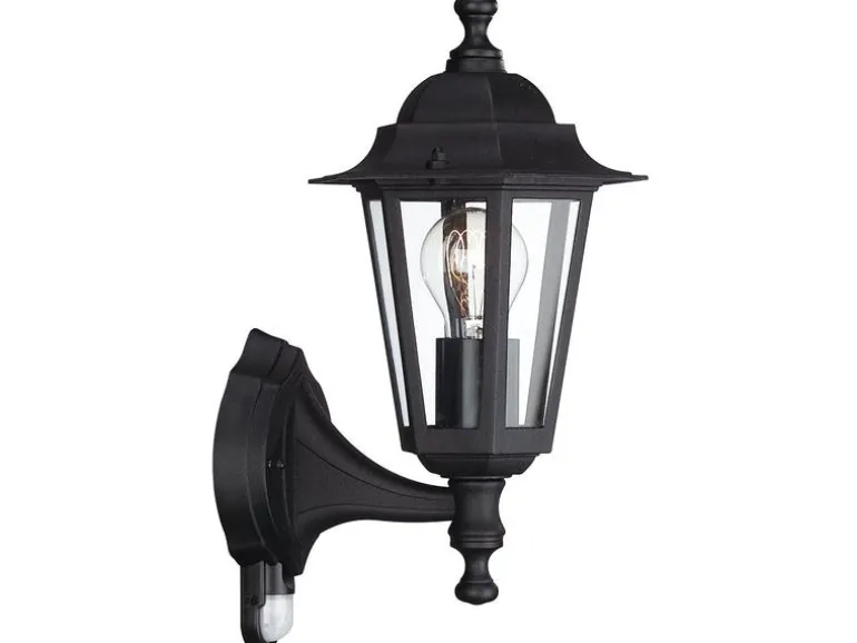 Philips Wandleuchte Peking, E27, 60 W, Schwarz