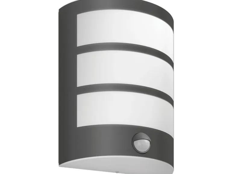 Philips Wandleuchte Python UE Bewegungsmelder 2700K Anthrazit