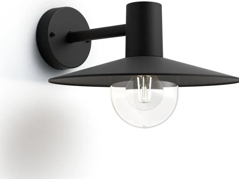 Philips Wandleuchte Skua, E27, 42 W, Schwarz