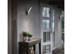 Philips Wandleuchte Splay, 12 W, 1100 lm, 4000 K, Anthrazit, BWM