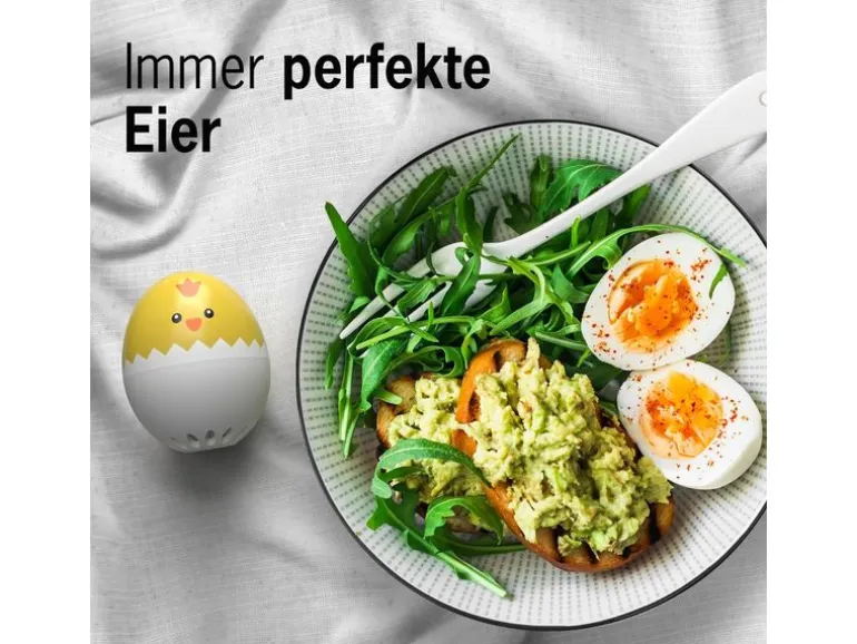 PiepEi Küchentimer Singende Eieruhr Classic, Rot