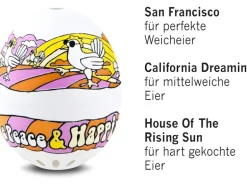 PiepEi Küchentimer Singende Eieruhr Hippie, Mehrfarbig