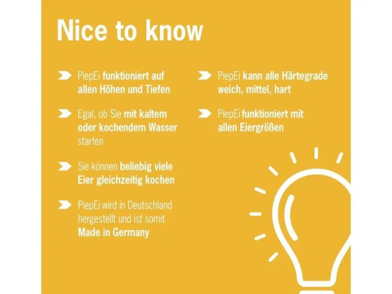 PiepEi Küchentimer Singende Eieruhr Hippie, Mehrfarbig