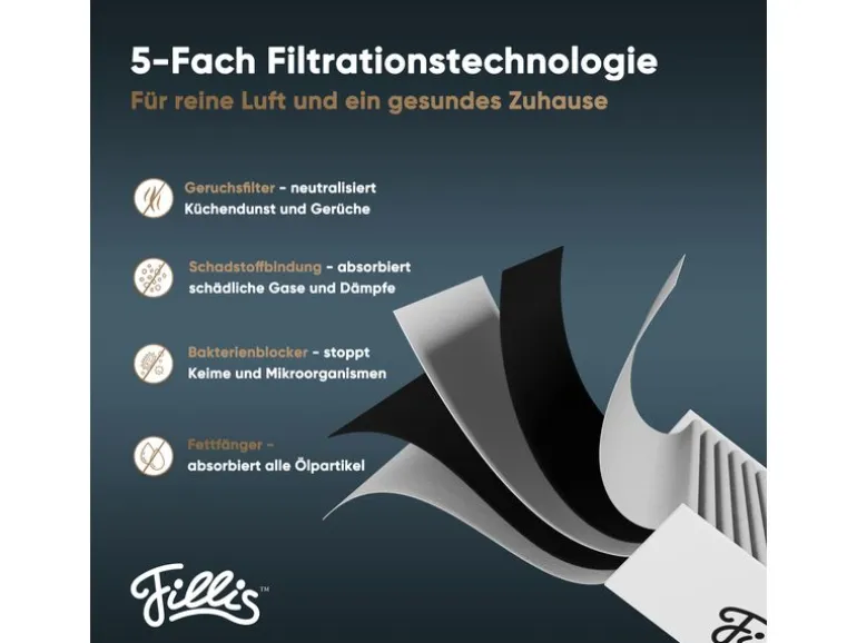 Pillis Aktivkohlefilter für Bora Pure Puru & X Pure Puxu, 1 Stück