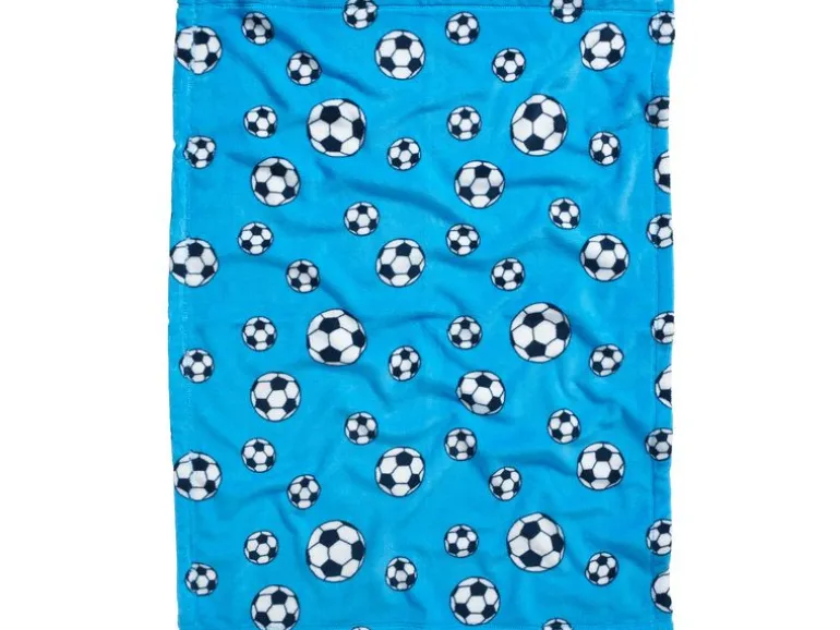 Playshoes Kuscheldecke Fussball 75 x 100 cm