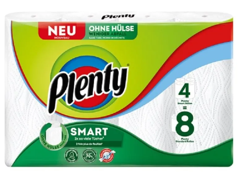Plenty Haushaltspapier Plenty Smart 4 x 90 Blatt