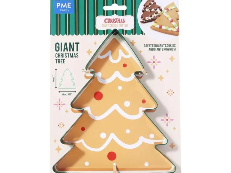 PME Weihnachtsbaum-Ausstecher beschichtetes Metall, 18 cm