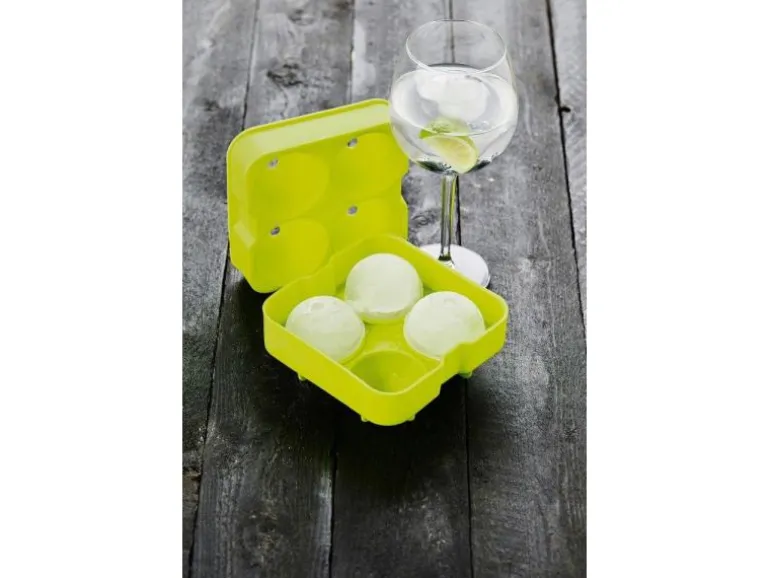 point virgule Eiswürfelform Cocktail gross Grün