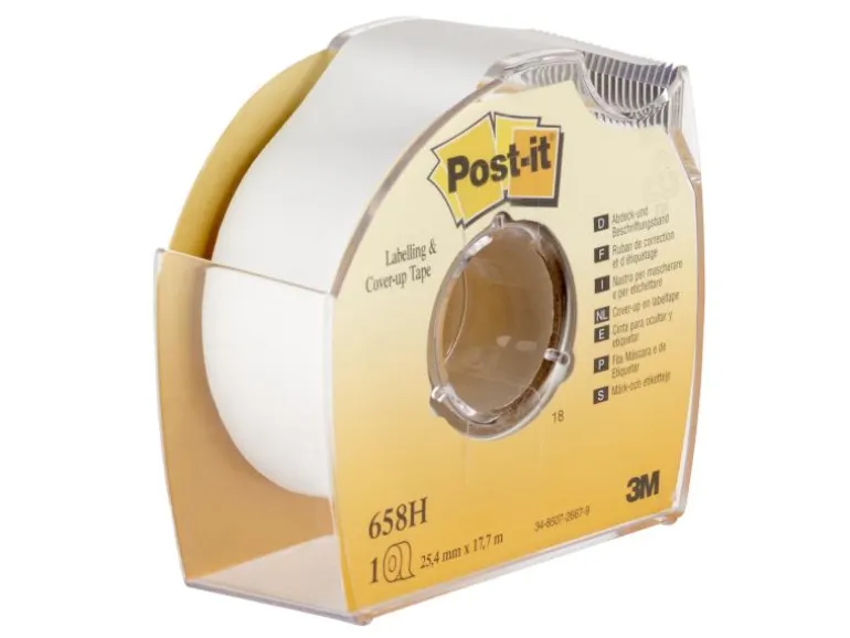 Post-it Beschriftungsband Post-it im Handabroller 25.4 mm x 17.7m