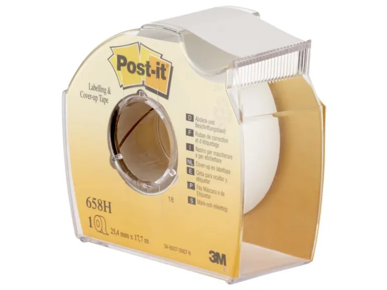 Post-it Beschriftungsband Post-it im Handabroller 25.4 mm x 17.7m