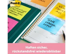 Post-it Notizzettel Post-it 5.1 x 3.8 cm, 4 Blöcke à 100 Blatt