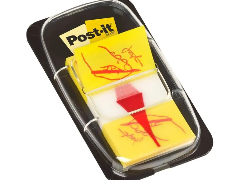 Post-it Page Marker Post-it «Sign here» Gelb, 1 Stück