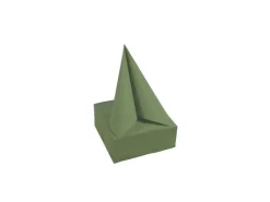 PRO nappe Papierservietten Olivgrün 20 cm x 20 cm, 50 Stück