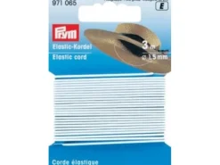 Prym Elastikband Kordel 1.5 mm, Weiss