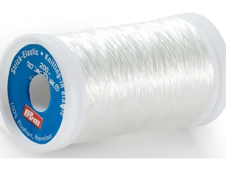 Prym Elastikfaden Strick, 200 m, Transparent