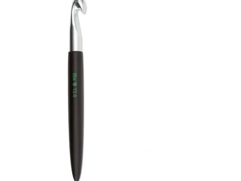 Prym Häkelnadel Softgriff, 12.00 mm Schwarz