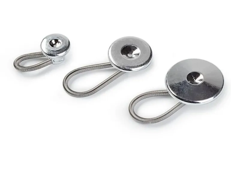 Prym Knopf mit Schlaufe Silber