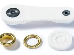 Prym Ösen + Scheiben 11 mm, Gold, 15 Stück