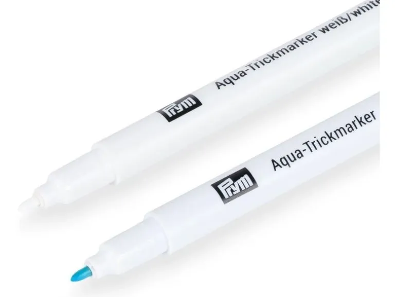 Prym Trick-Marker Aqua türkis / weiss 2 Stk., wasserlöslich
