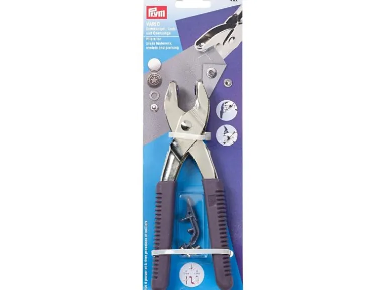 Prym Vario-Zange 19,5 cm, mit Lochwerkzeugen