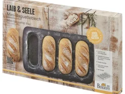 RBV Birkmann Brot-Backform Baguette Mini 4 Mulden