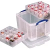 Really Useful Box Aufbewahrungsbox 35 Liter Transparent