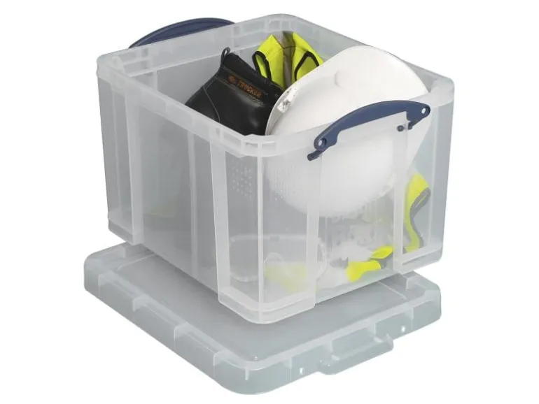Really Useful Box Aufbewahrungsbox 35 Liter Transparent