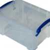 Really Useful Box Aufbewahrungsbox 1.6 Liter, Transparent
