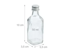relaxdays Einmachflasche 50 ml, 30 Stück