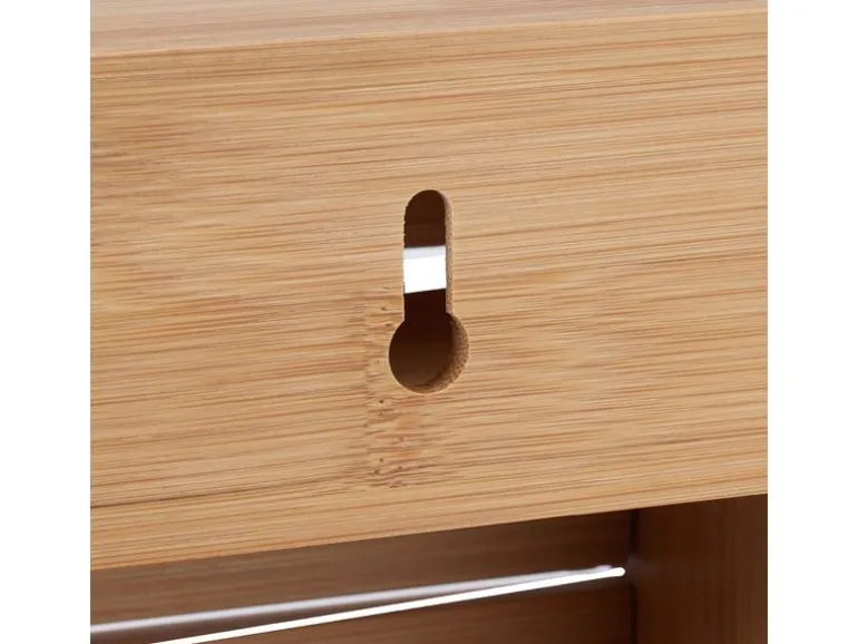 relaxdays Folienschneider 3 in 1 Natur