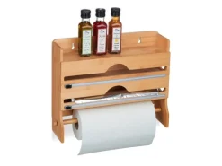 relaxdays Folienschneider Natur
