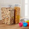 relaxdays Frischhaltedosen-Set, 3.7 l, 6 Stück