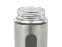 relaxdays Gewürzstreuer Transparent/Silber