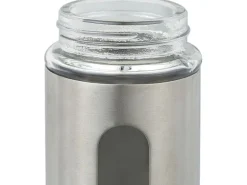 relaxdays Gewürzstreuer Transparent/Silber