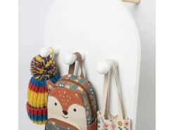 relaxdays Kindergarderobe mit Stoffbox
